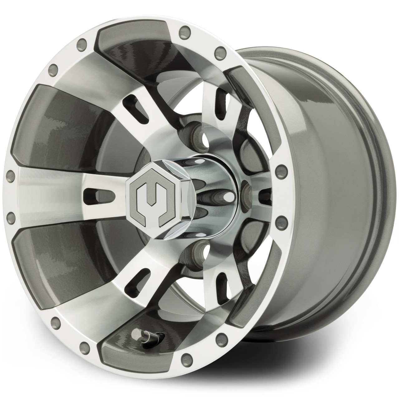 MODZ Ambush Gunmetal 10" Golf Cart Wheel