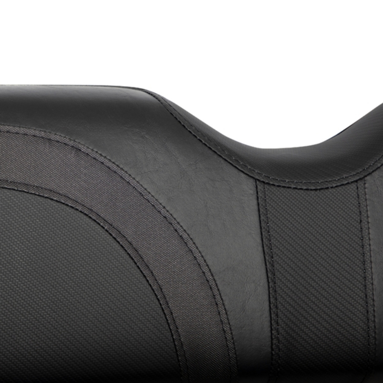 RedDot® Blade Front Seat Covers for E-Z-GO TXT/T48/RXV - Black/Black Trexx/Black Carbon Fiber