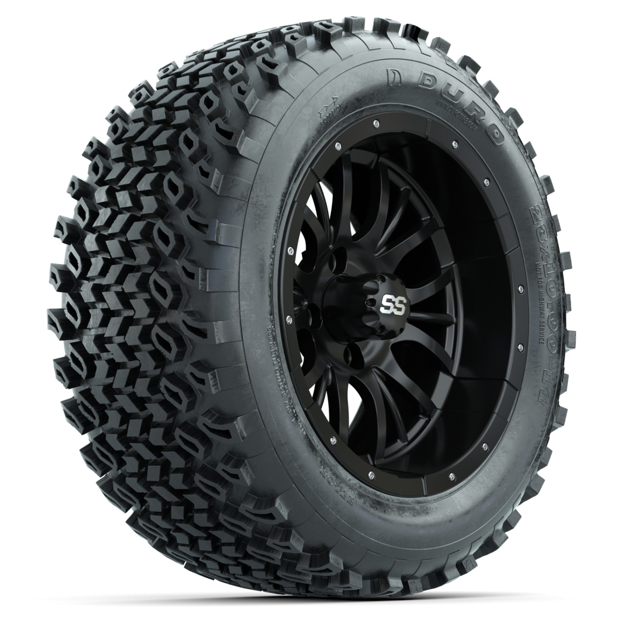 Set of (4) 14 in GTW Diesel Wheels with 23x10-14 Duro Desert All-Terrain Tires
Item # A19-617