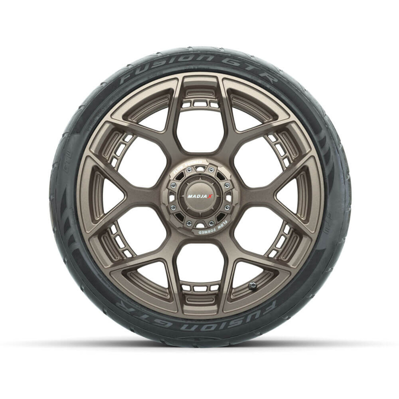 Set of (4) 15" MadJax® Flow Form Evolution Matte Bronze Wheels with GTW® Fusion GTR Street Tires
Item # A19-420