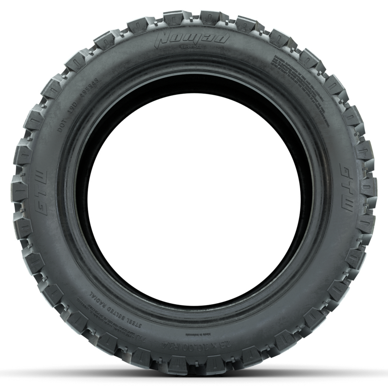 23x10-R14 GTW® Nomad Steel Belted Radial All Terrain Tire
Item # 20-064