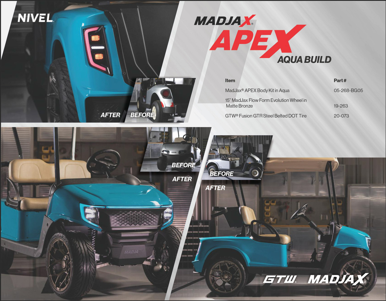 MadJax Apex Aqua Build List