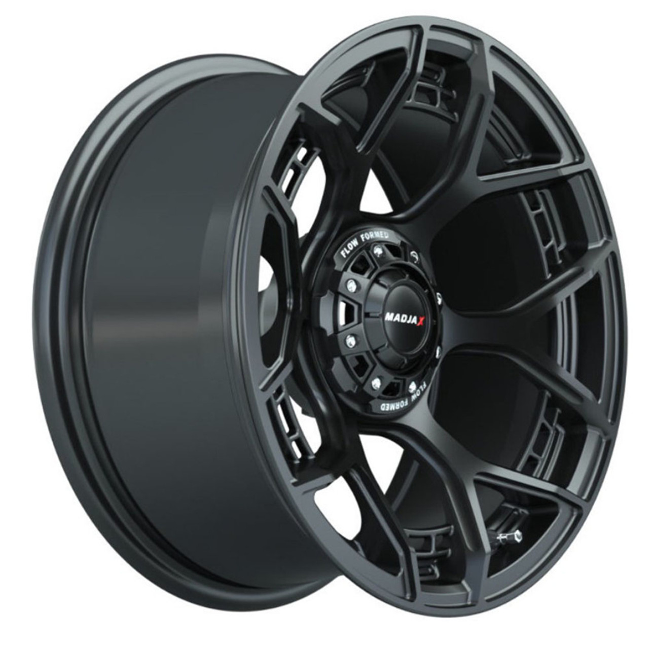 Set of (4) 15" MadJax® Flow Form Evolution Matte Black Wheels with GTW® Fusion GTR Street Tires
Item # A19-418