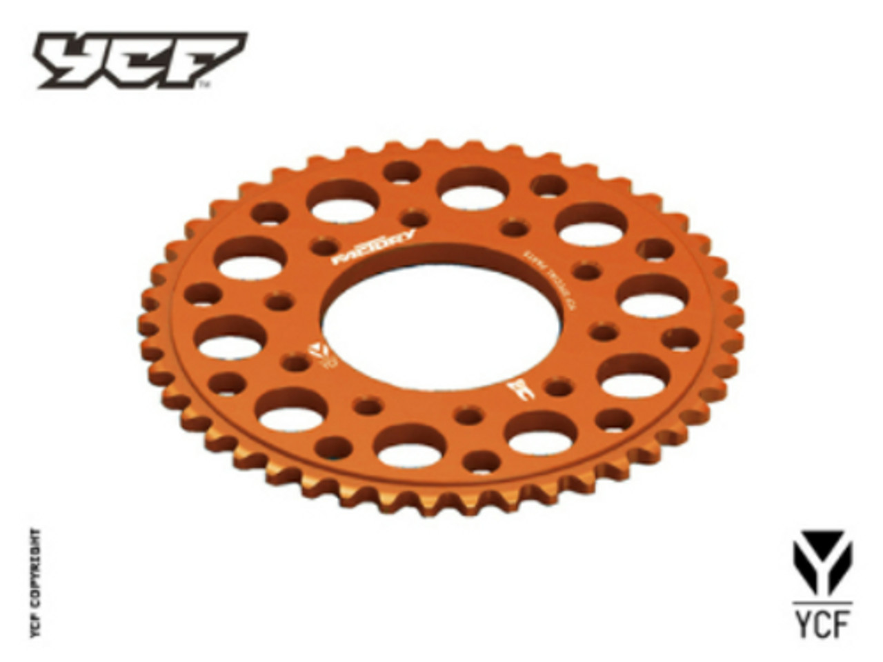 CNC SPROCKET (47T) (5 BOLT)--MULTIPLE COLORS