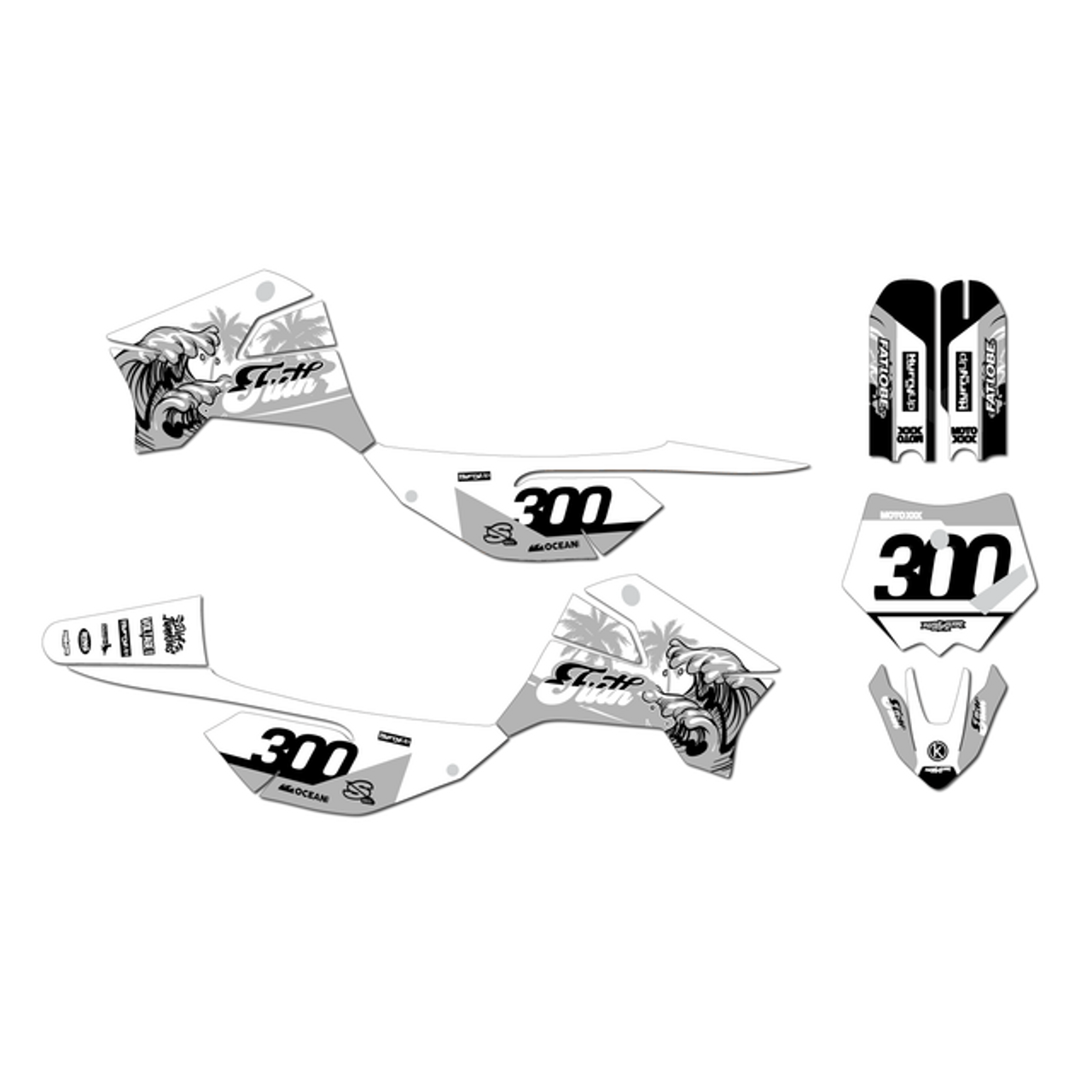 Graphics Kit for Apollo RFZ X4-X6 X14-X19 (2016-2023) Surfs-up Series