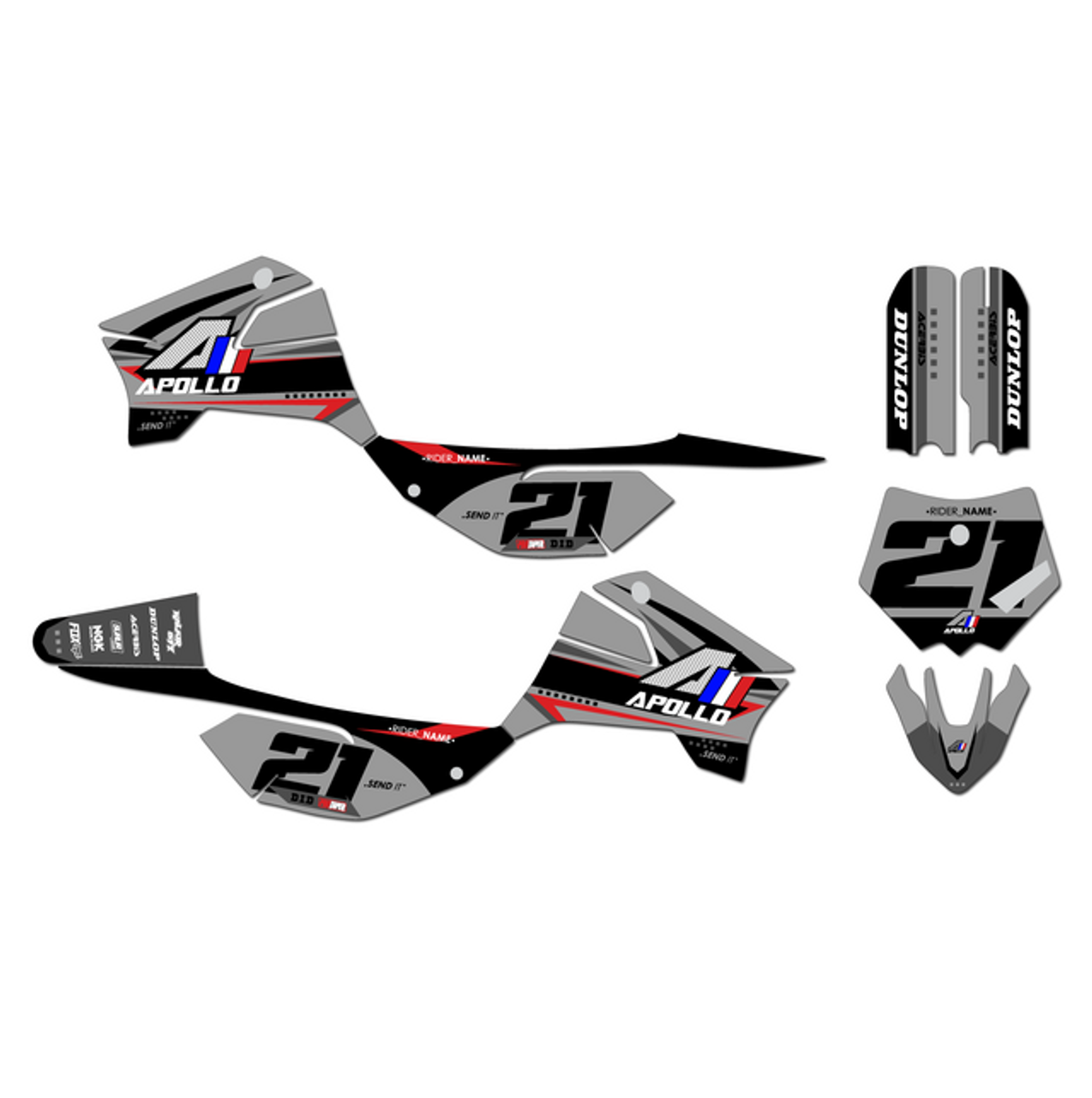 CFMOTO CFORCE stickers with amazing graphics – Speed Stickers