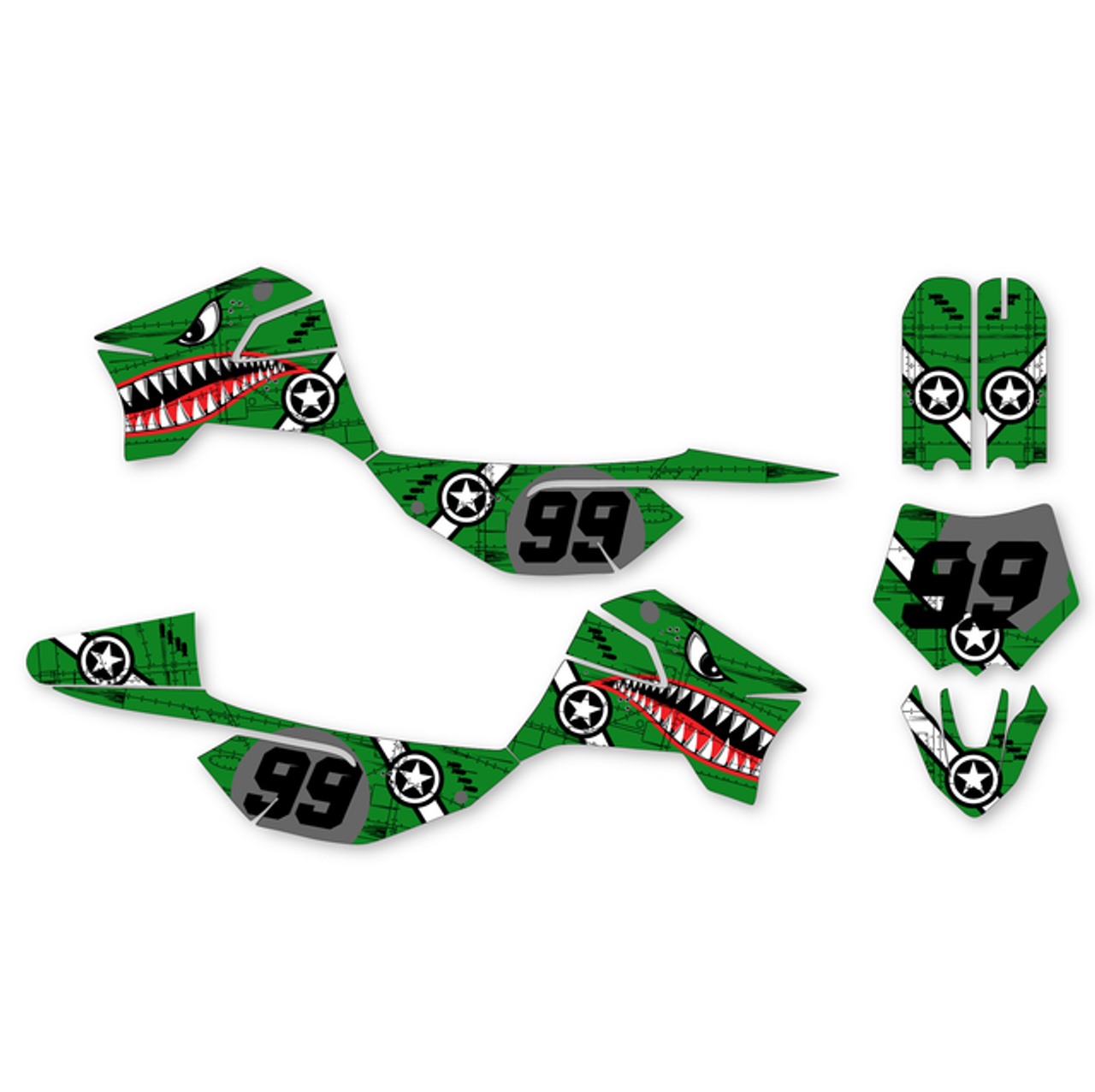 Graphics Kit for Apollo RFZ X4-X6 X14-X19 (2016-2023) Predator Series
