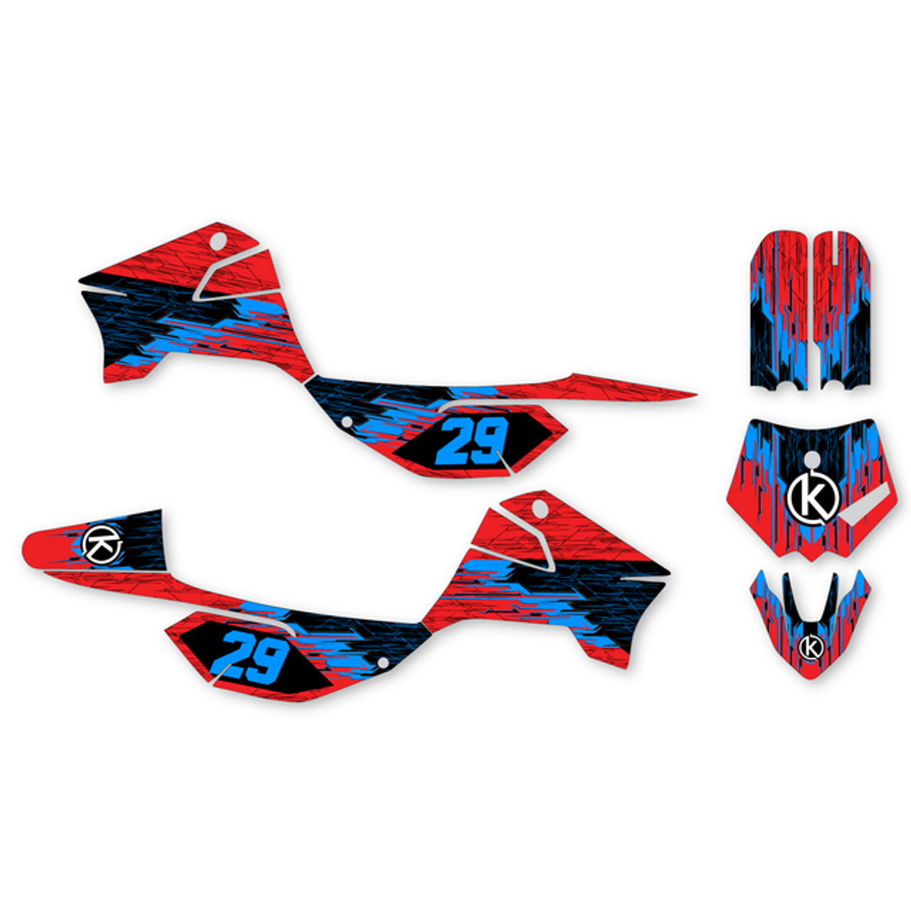 Graphics Kit for Apollo RFZ X4-X6 X14-X19 (2016-2023) Fracture Series