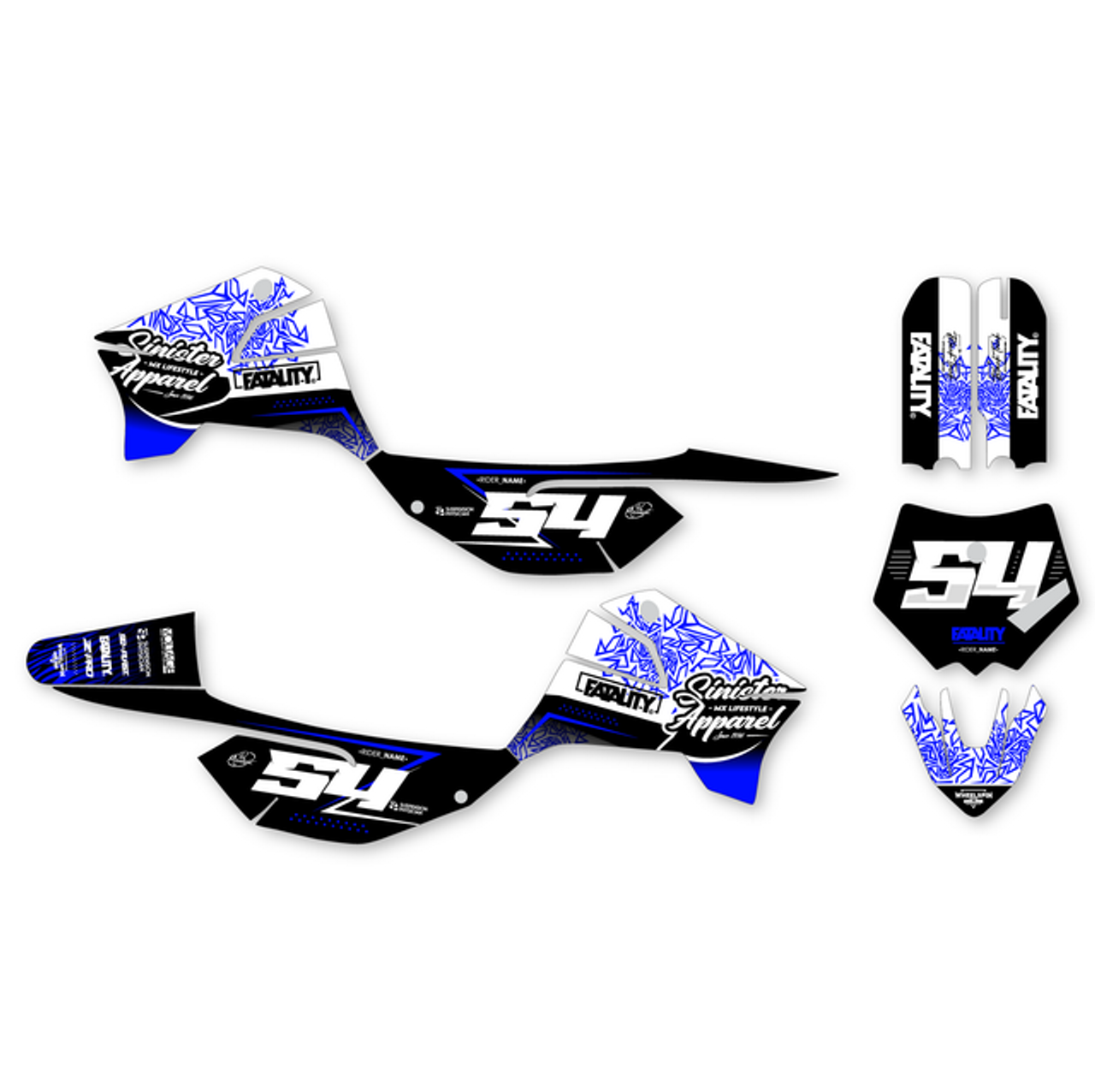 Graphics Kit for Apollo RFZ X4-X6 X14-X19 (2016-2023) Fatality Series