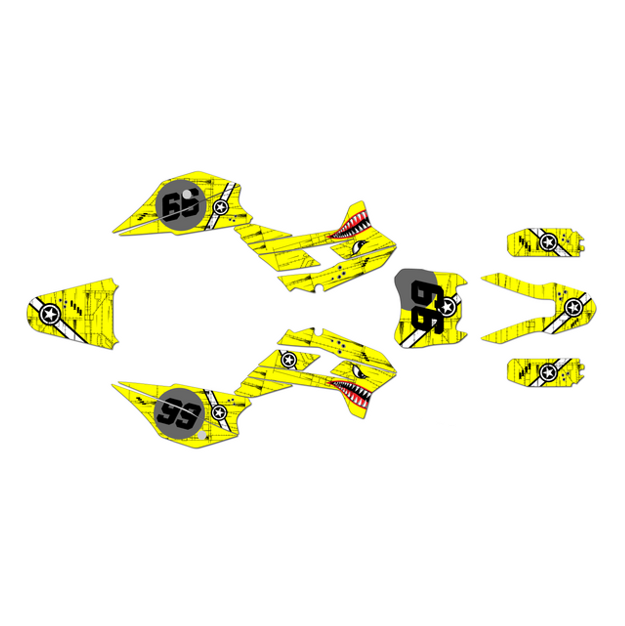 Graphics Kit for Kayo TT 125 (2021+) Predator Series