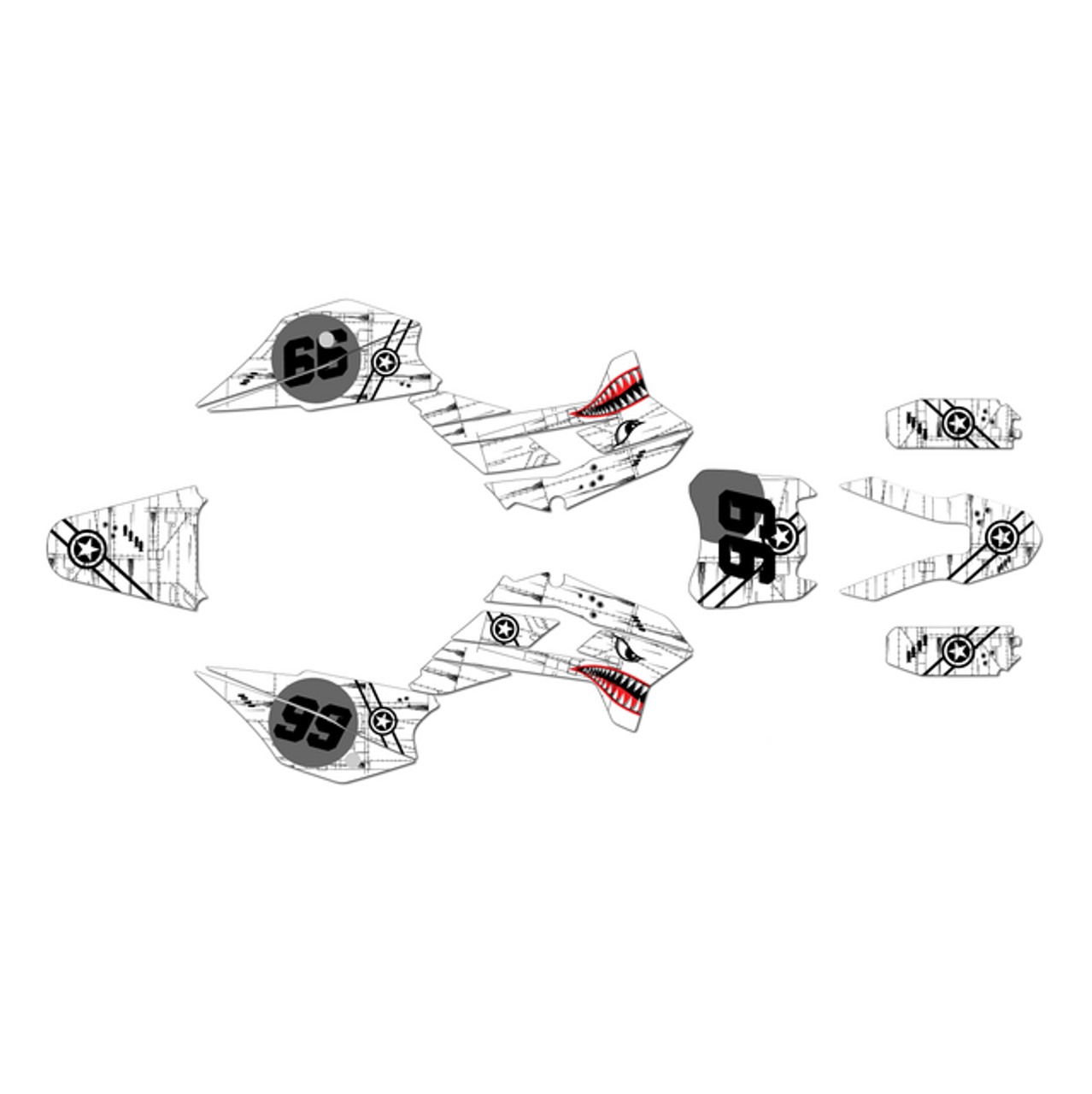 Graphics Kit for Kayo TT 125 (2021+) Predator Series