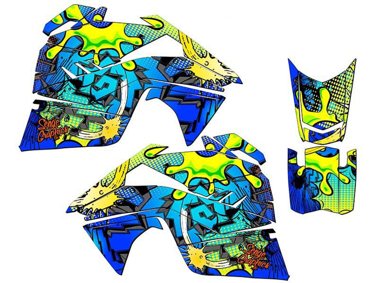 ZANY Graphics Kit for Arctic Cat ZR 120|200