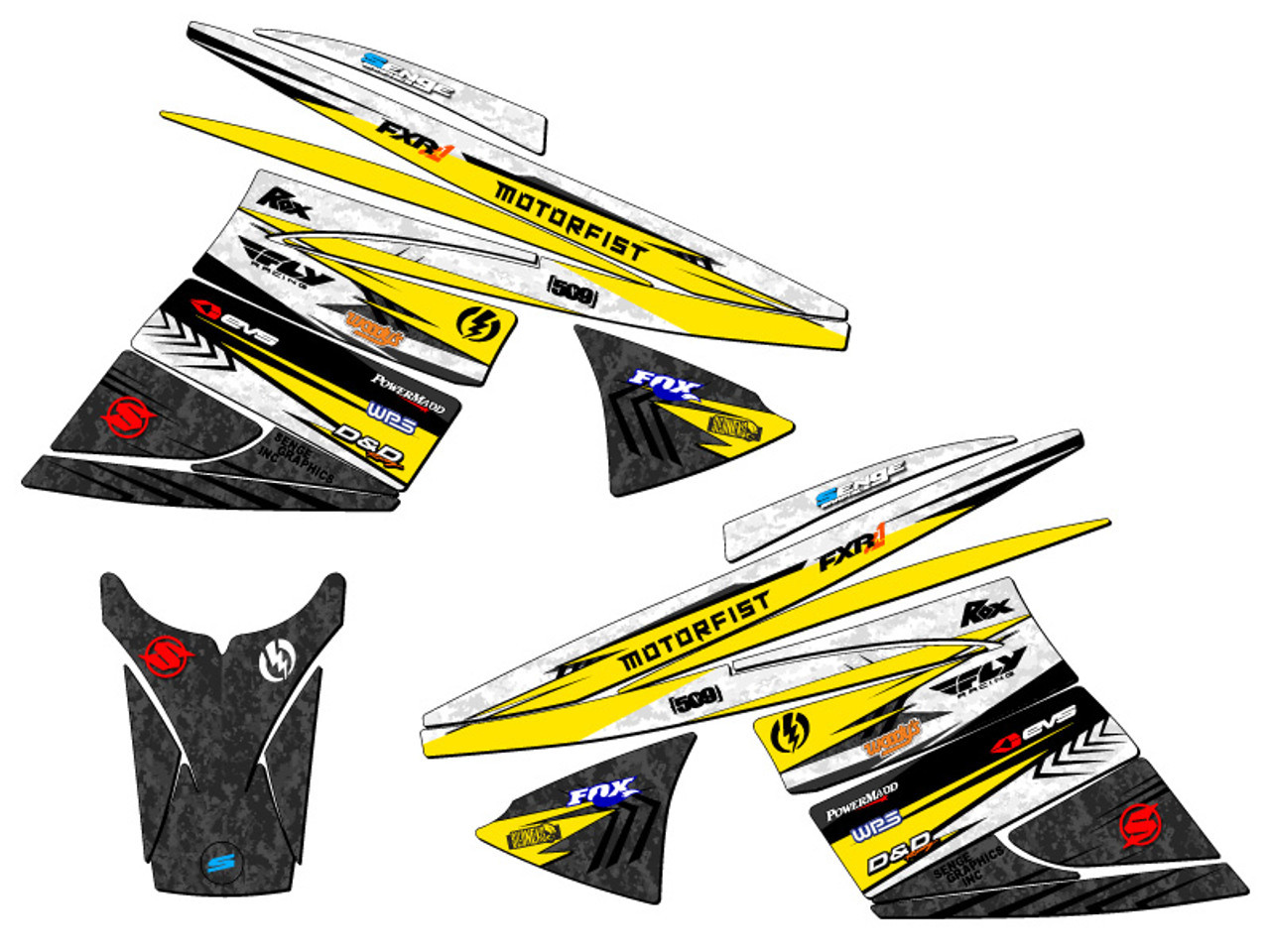 Graphic Kit For Ski Doo Mini Z 120 DEVIOUS Series