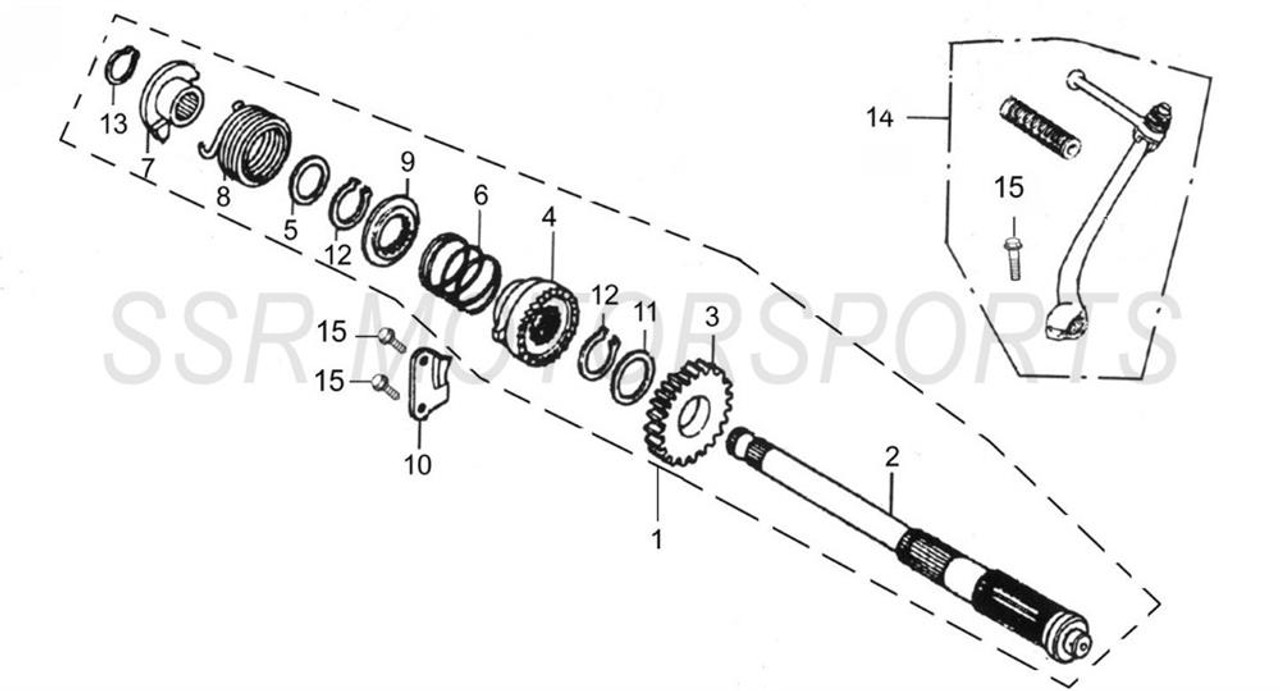 KICK STARTER SHAFT