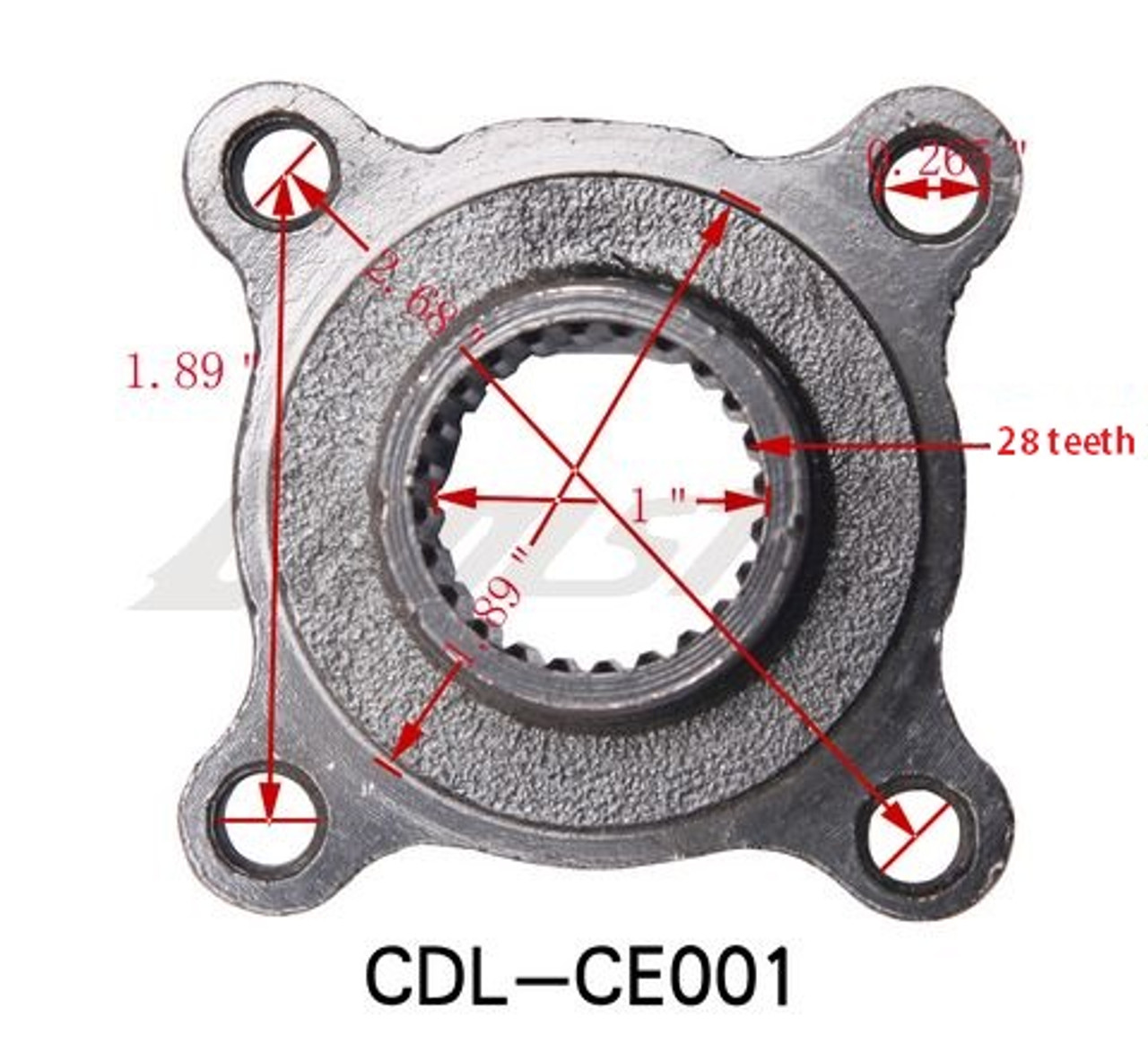 Hub for ATV Axle 3050A / 3050D / 3125C / 3125R / 3125XR8