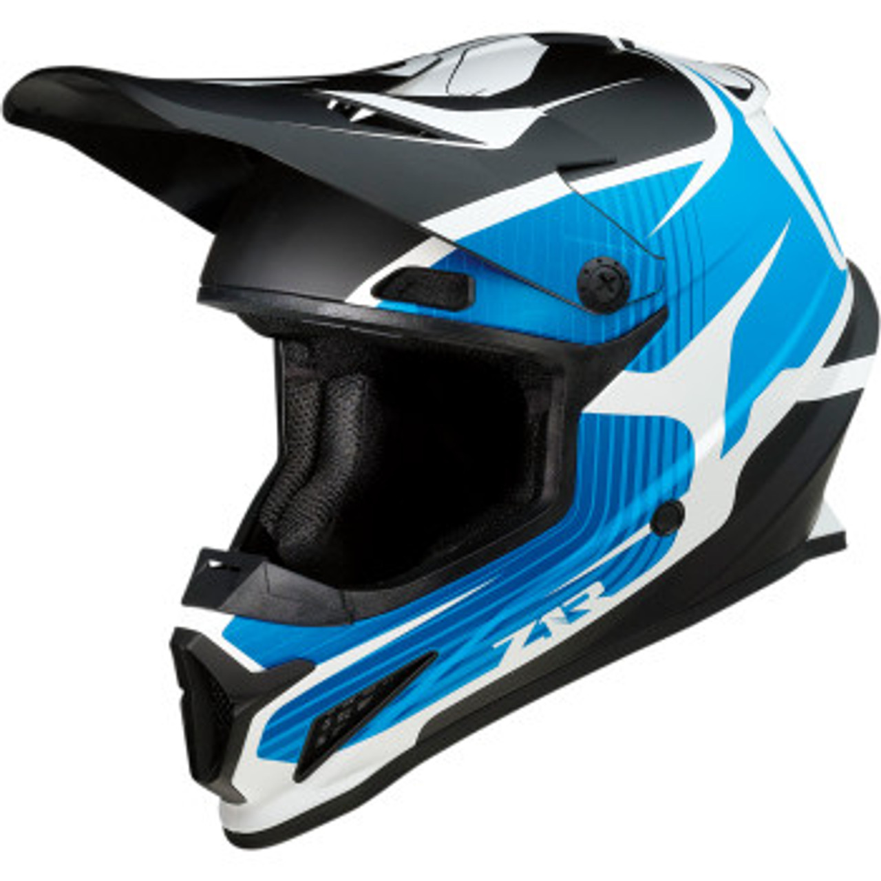 Z1R  Rise Helmet - Flame - Blue