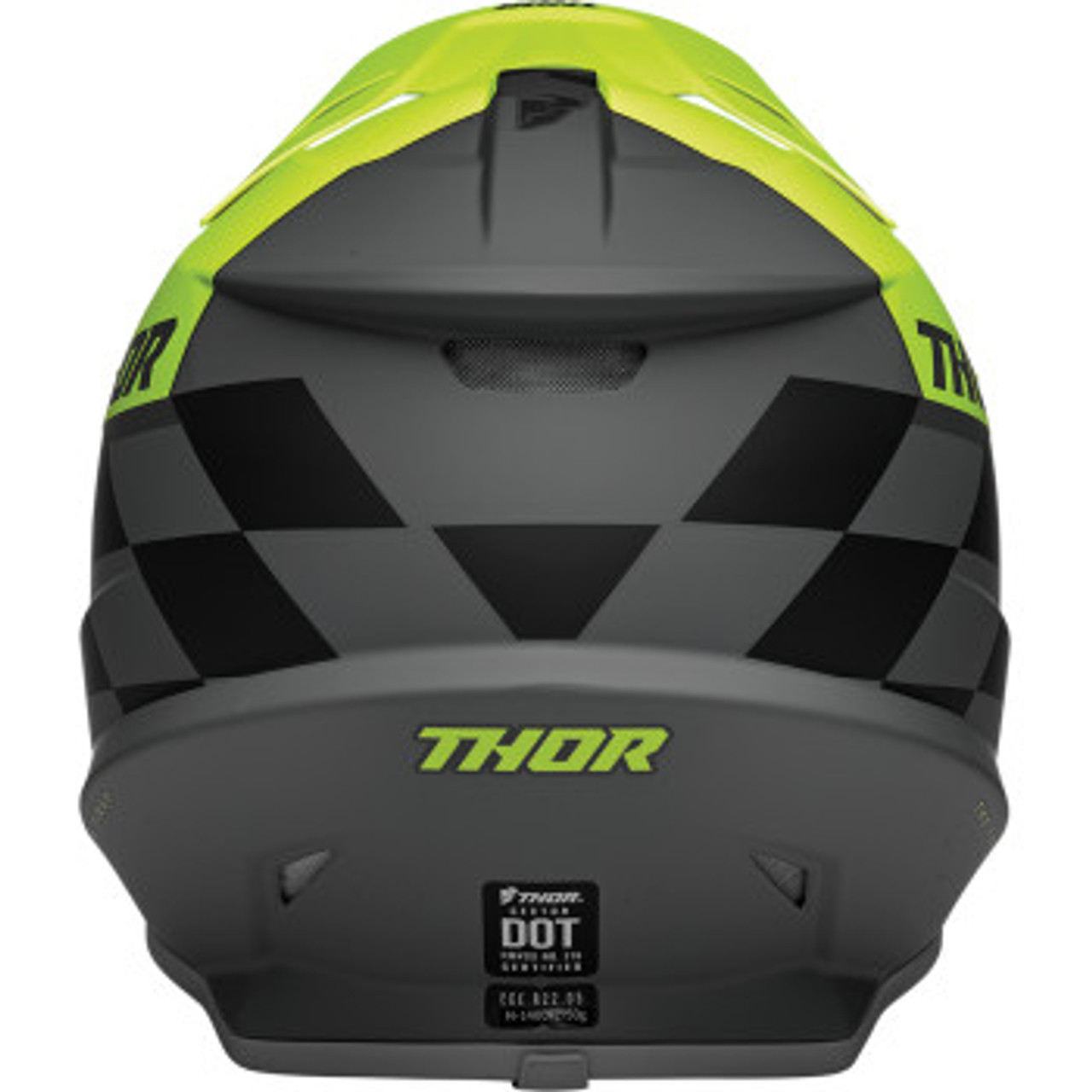 THOR Sector Helmet - Birdrock - Gray/Acid