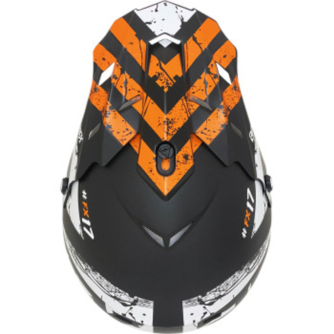 AFX FX-17 Youth Helmet - Attack - Matte Black/Orange