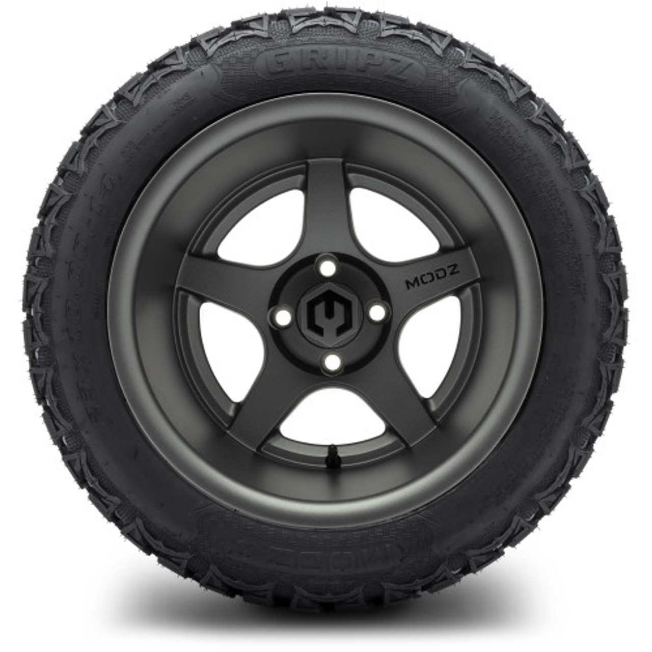 MODZ 14" Maverick Matte Gunmetal Wheels & Off-Road Tires Combo