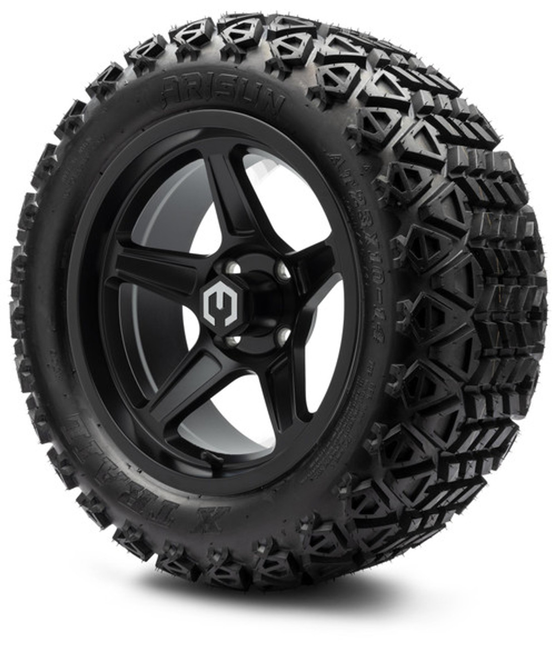 MODZ 14" Drift Matte Black Wheels & Off-Road Tires Combo