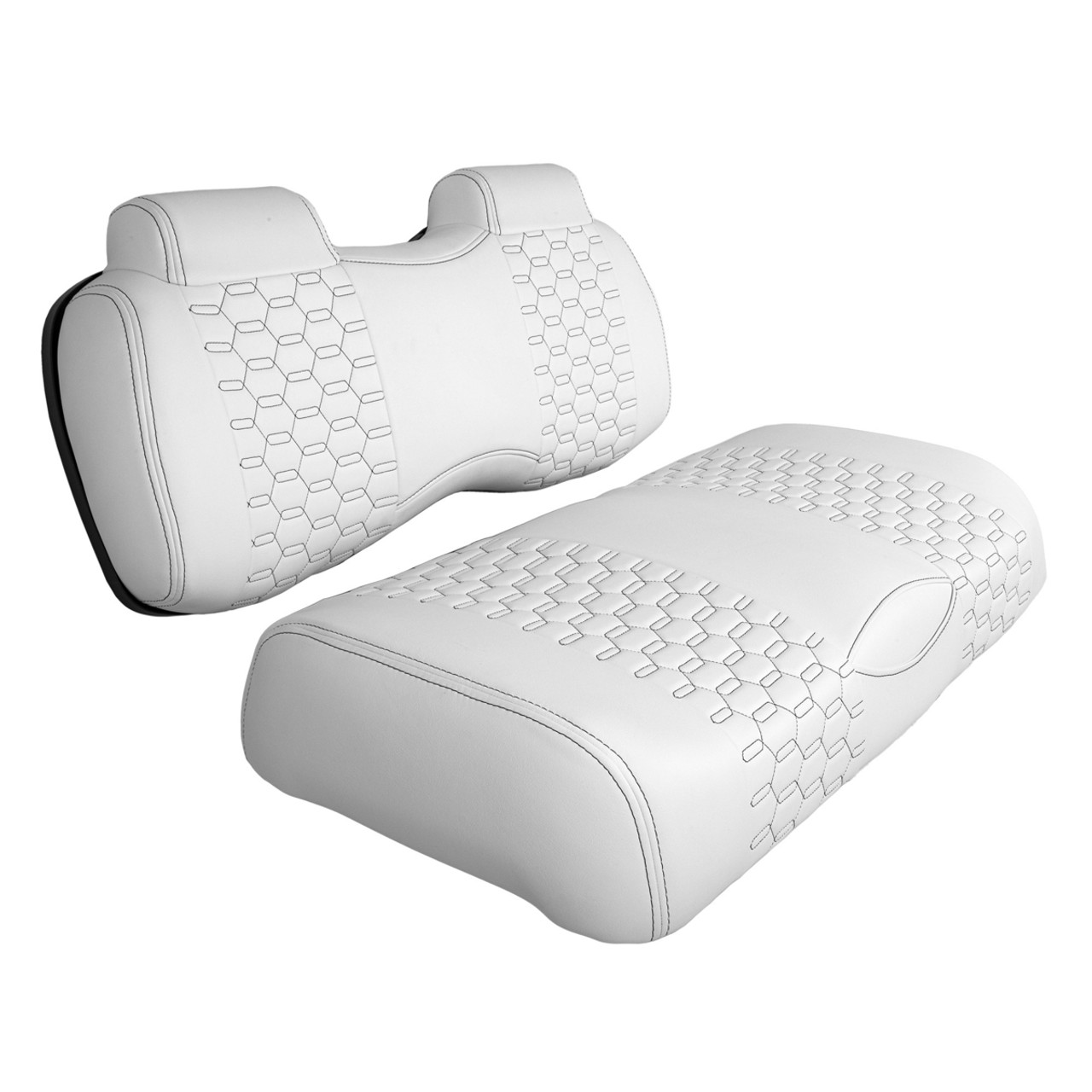 MadJax Colorado Seats for EZGO TXT/RXV/S4/L4 & MadJax XSeries Storm – White