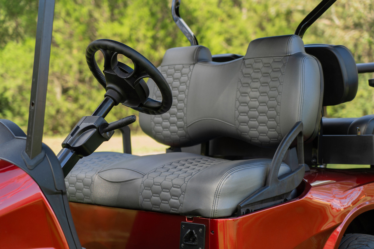 MadJax Colorado Seats for EZGO TXT/RXV/S4/L4 & MadJax XSeries Storm – Charcoal Trexx