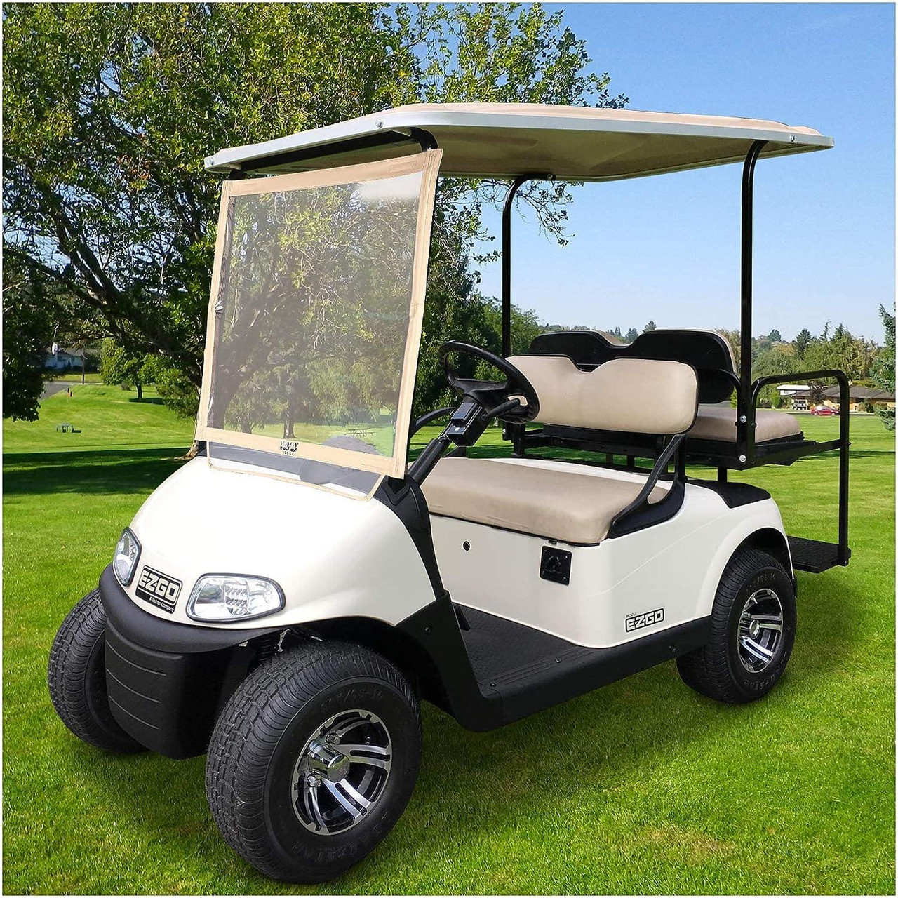 Portable Clear Film PVC Windshield for EZGO Golf Cart Parts