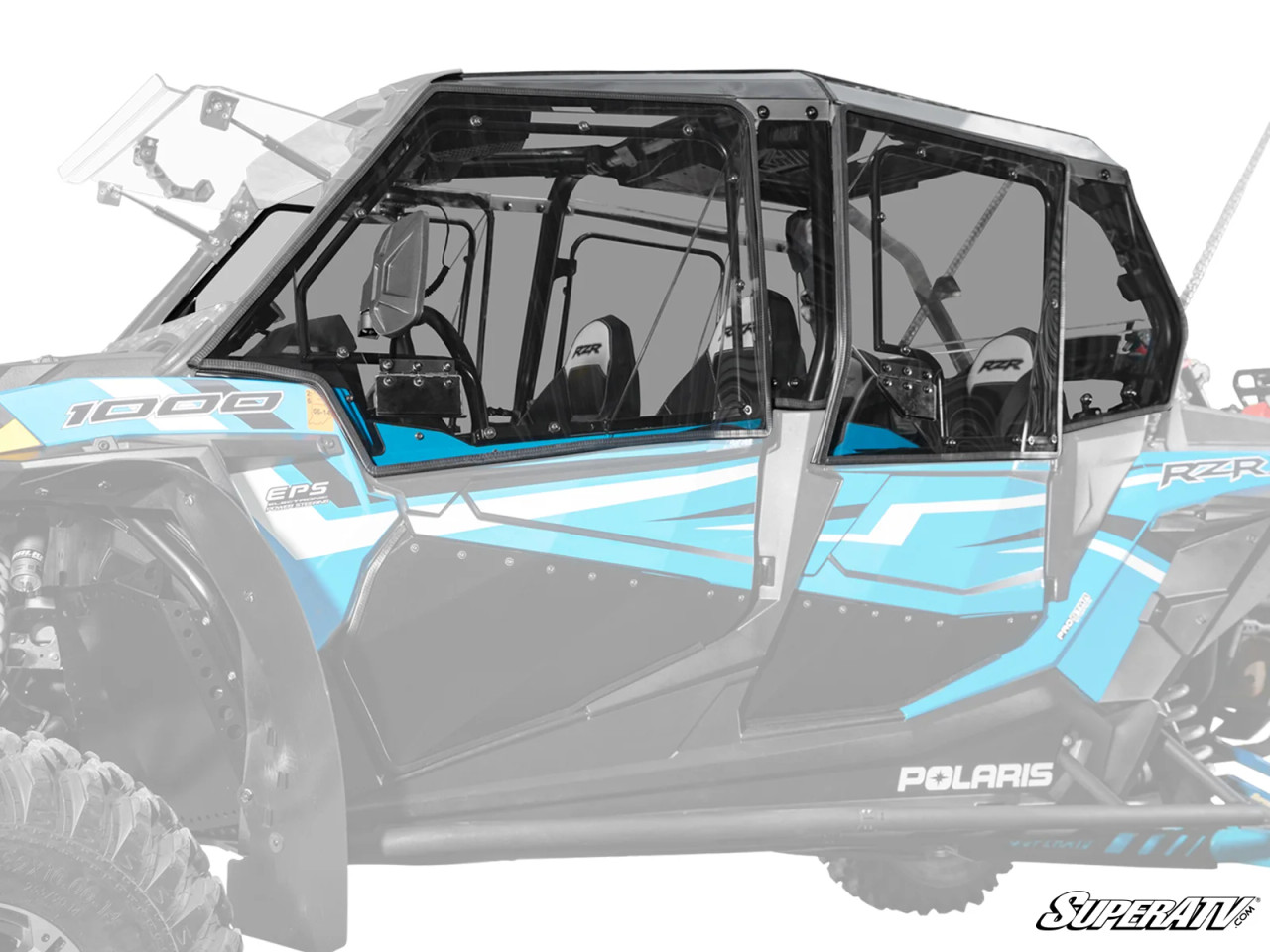 べべ　RM444 RM443 Polaris RZR XP 4 1000 Hard Cab Enclosure Upper Doors - East