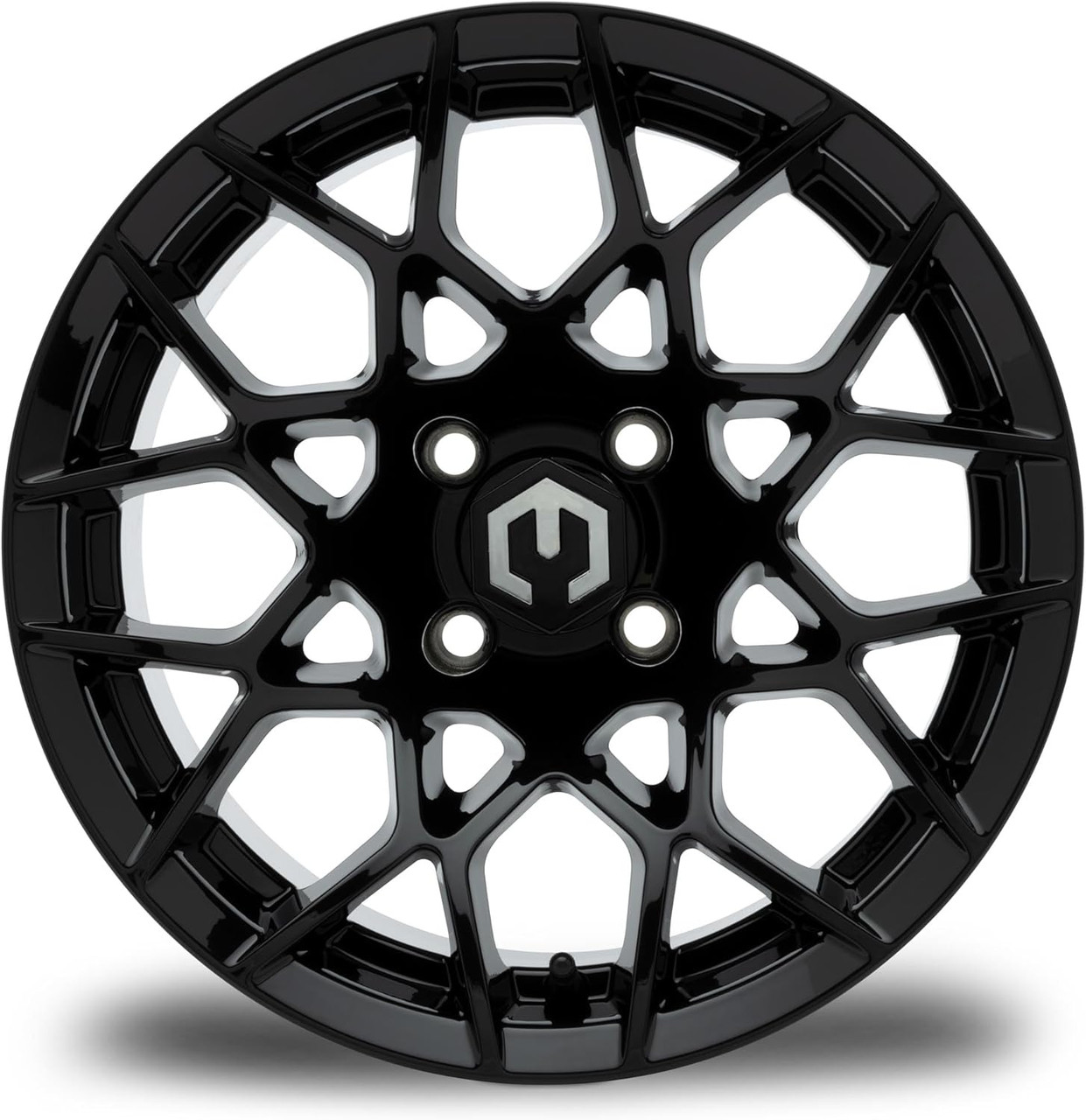 MODZ® Blitz Glossy Black 14" Golf Cart Wheel