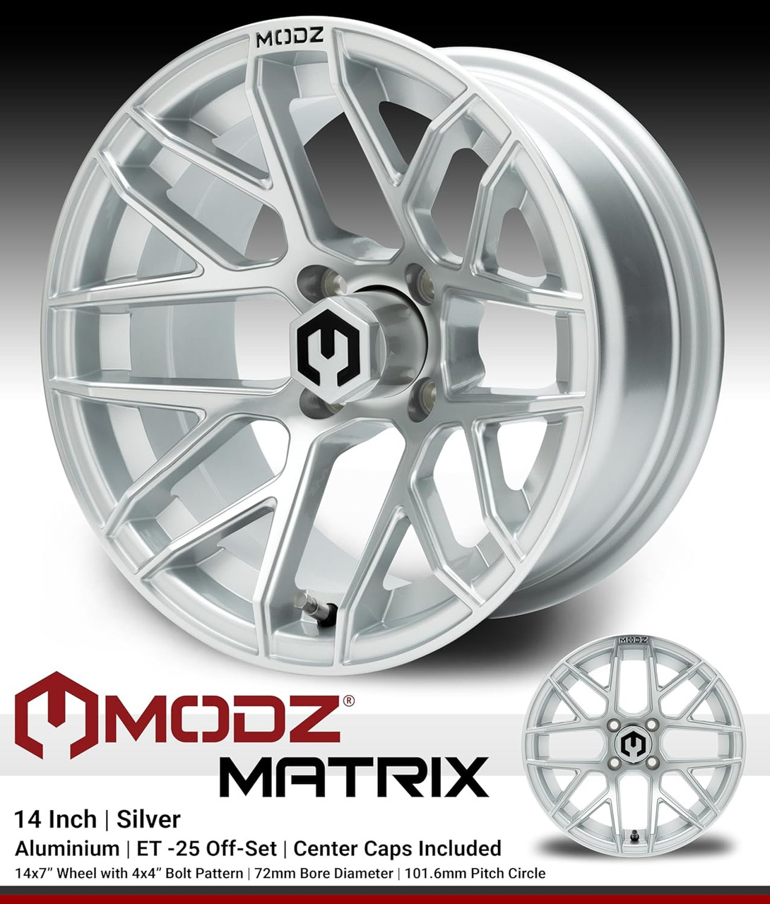 MODZ® Matrix Silver 14