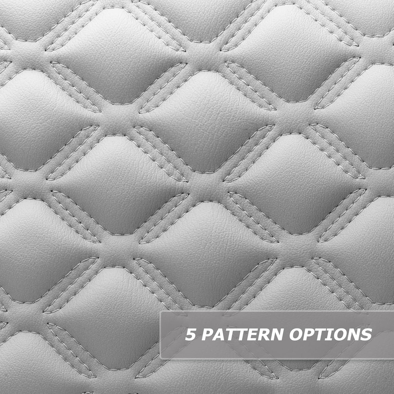 MODZ® RC Custom Golf Cart Rear Seat Covers - Gray Base
