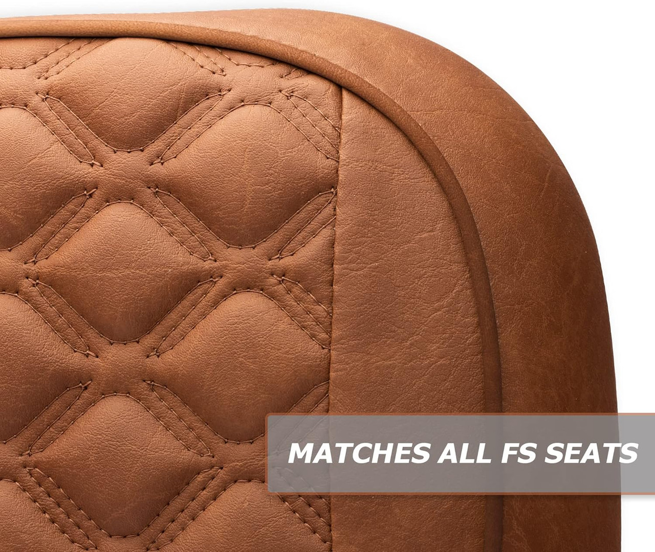 MODZ® RC Custom Golf Cart Rear Seat Covers - Rust Base