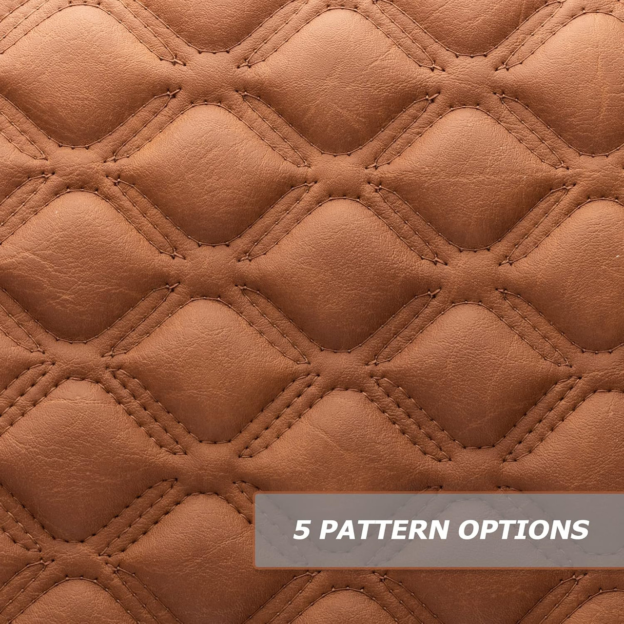 MODZ® RC Custom Golf Cart Rear Seat Covers - Rust Base