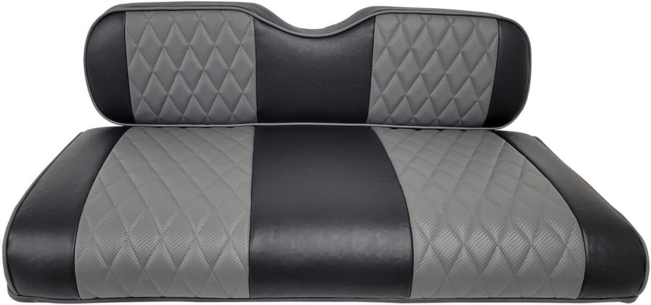 2PCS Golf Cart Front Seat Covers for EZGO RXV 2008-UP G&E Models Custom Two-Tone