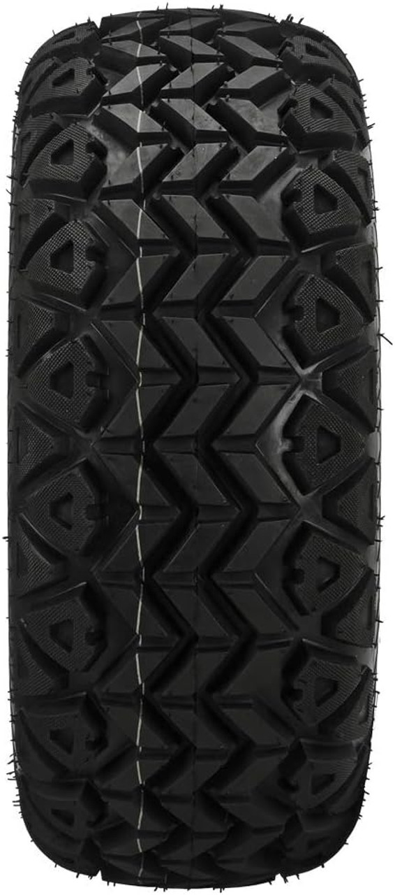 14" Casino Black/Blue on 23x10-14 Black Trail Tires (Set of 4)