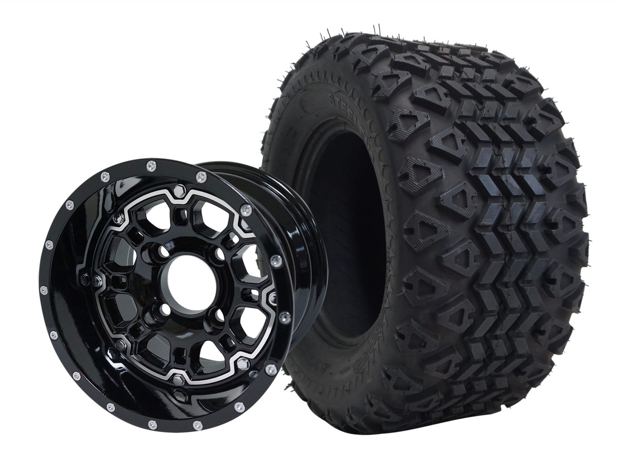10″ Panther Glossy Black Wheel