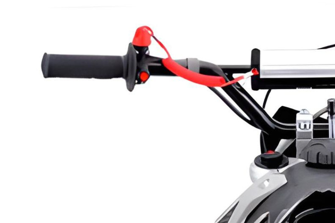 Kill Switch and Lanyard
 
Safety is an important feature for kids just starting out and parents who are supervising. The TSK90 comes equipped with an emergency lanyard which can be attached to your child's wrist and will instantly kill the bike should they come off.