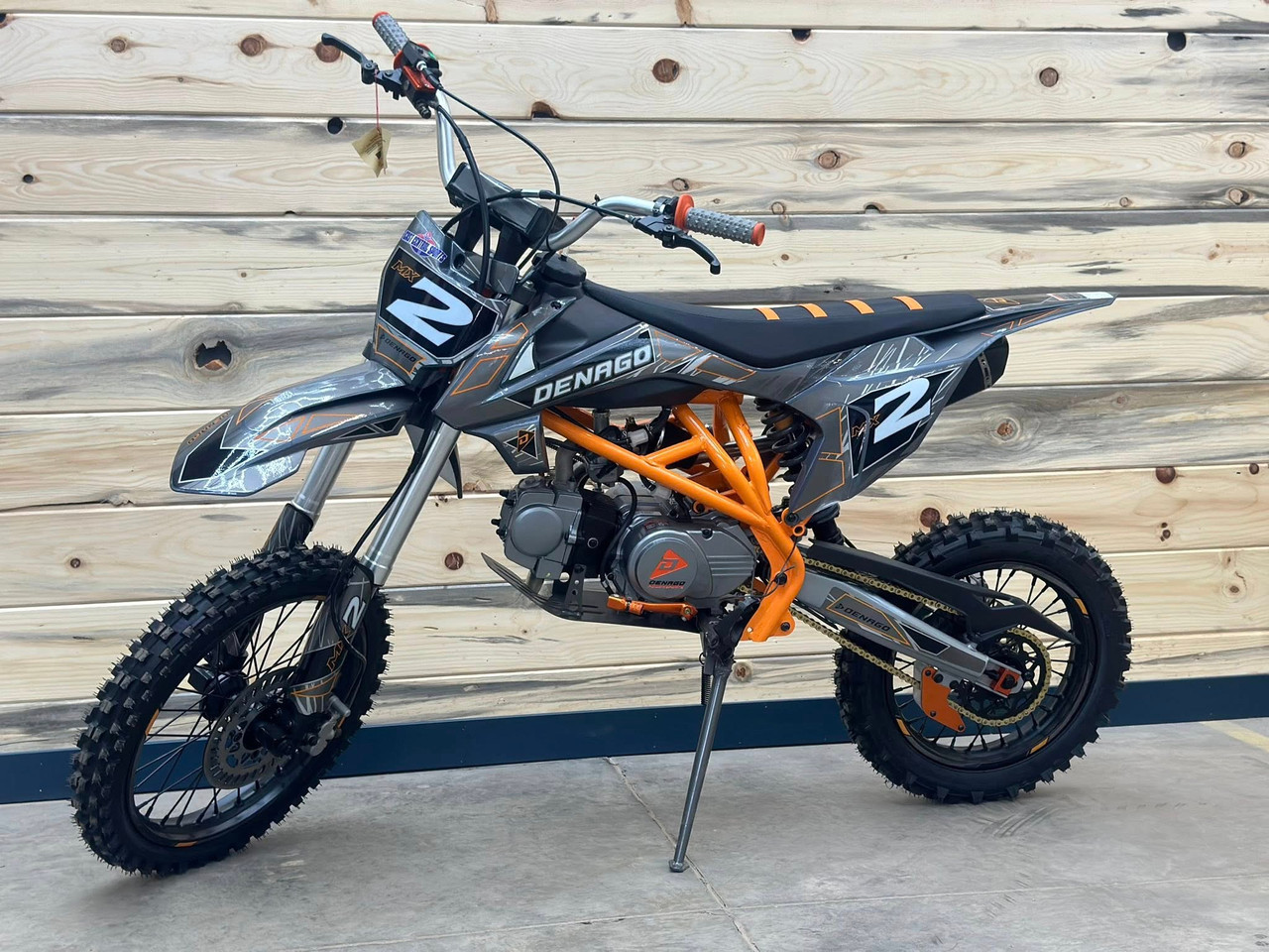 2026 Denago MX2 125cc Dirt Bike – Orange | East Central Sports