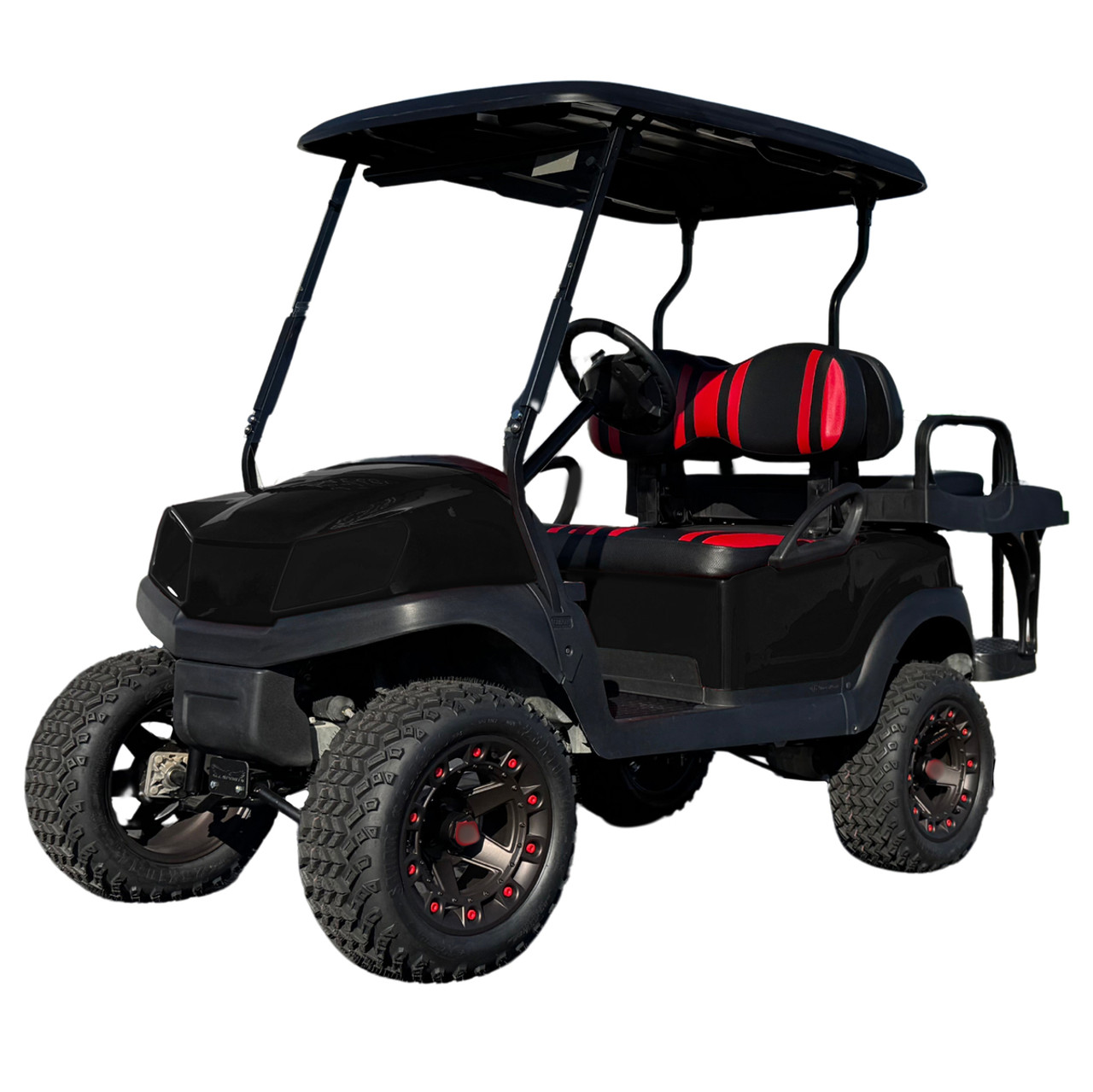 Nivel OEM Style Black Metallic Body Kit for Club Car Tempo Golf Cart (2018-Up) – Front Cowl & Rear Body Upgrade
