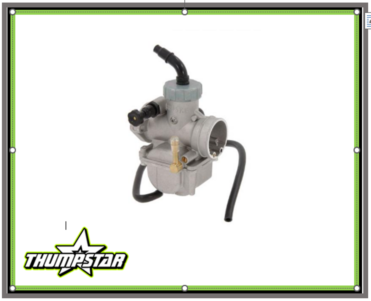 Carburetor for Thumpstar TSK141E, TSX140, TSR140