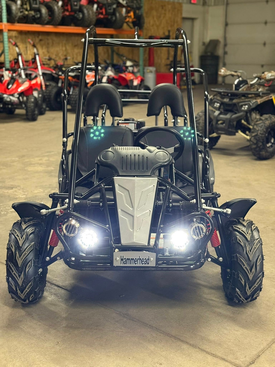 BUNDOK - カーペンター Hammerhead by Polaris MudHead 208R | 208cc Go-Kart | Electric