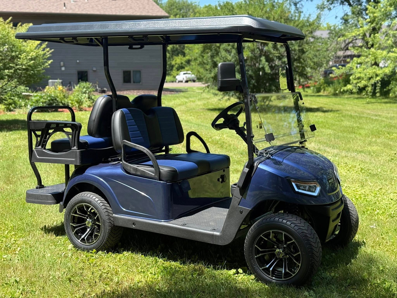 MadJax E Series E4 Golf Cart – Ocean Blue | East Central Sports