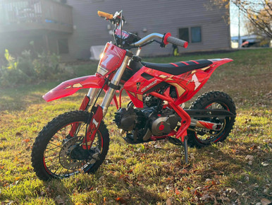 2026 Denago MX1 110cc Dirt Bike – Red | East Central Sports