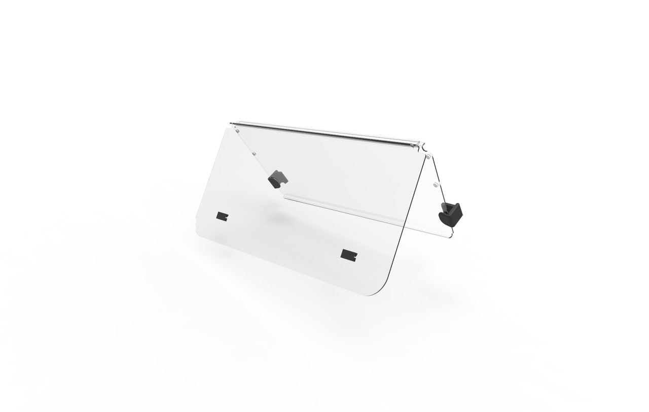 Club Car DS 00.5-Up Clear Folding Windshield - 2000.5-Up
