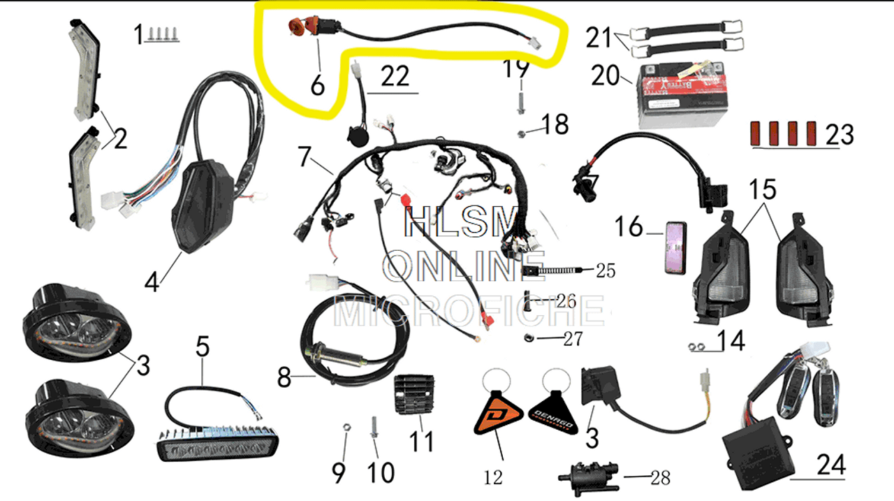 Ignition for Denago Mudhawk 10 | Denago Trailhawk 10 | Denago Mudhawk 200 FI Ignition for Denago Mudhawk 10 | Denago Trailhawk 10 | Denago Mudhawk 200 FI