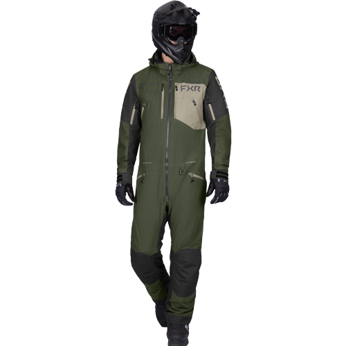 FXR Racing Vertical MTX Lite Monosuit | Waterproof Snowmobile Suit