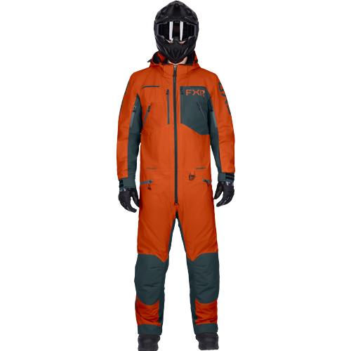 FXR Racing Vertical MTX Lite Monosuit | Waterproof Snowmobile Suit