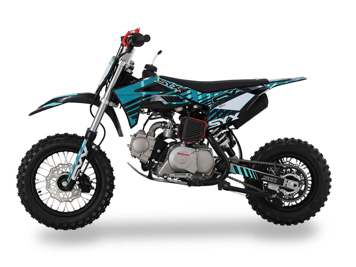 2025 Syx Moto PAD90 Blue 90cc Kids Dirt Bike | EPA Approved