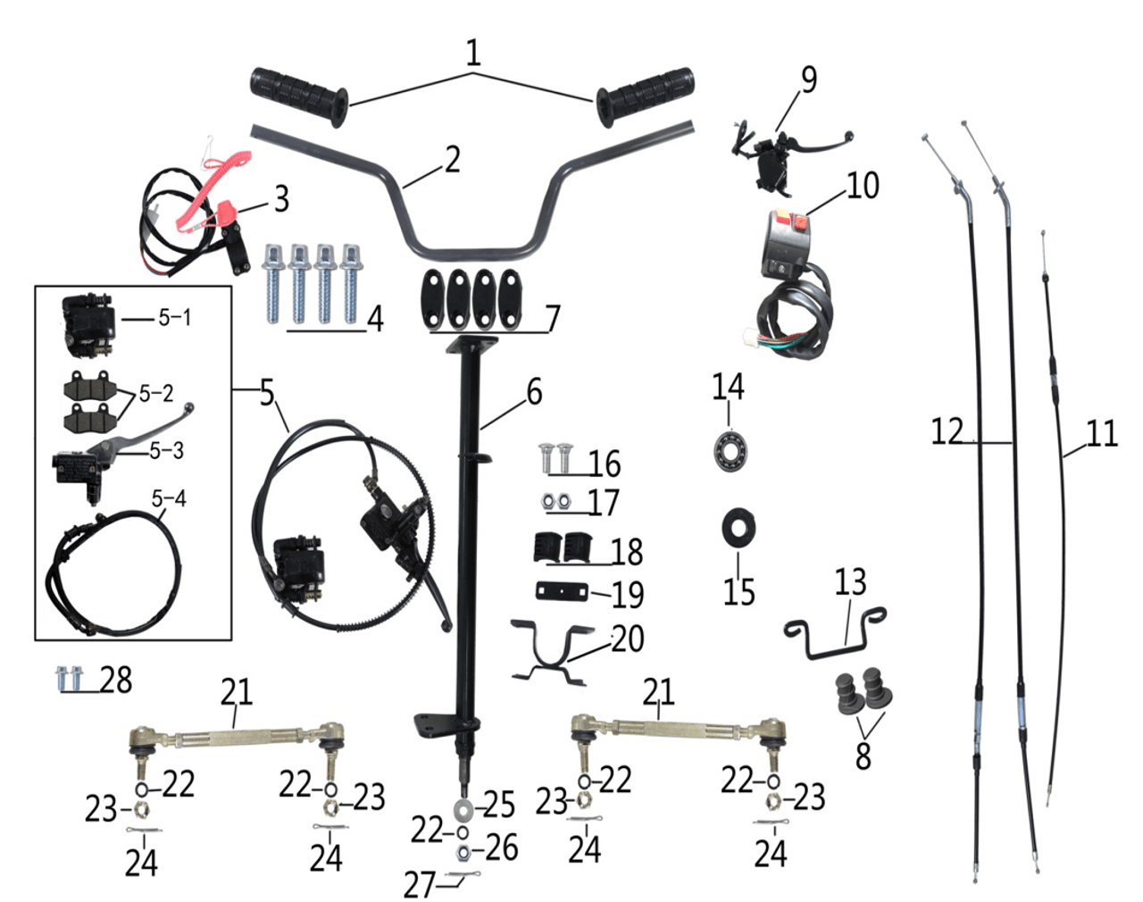 (05-3) Left Brake Lever Only