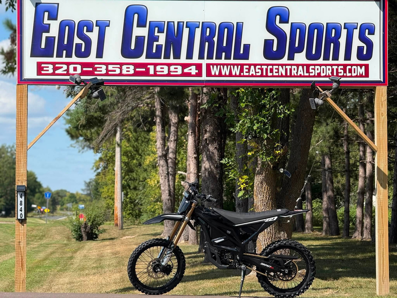 2026 SRPNT Z27 Black Oro 27kW 72V Electric Dirt Bike | East